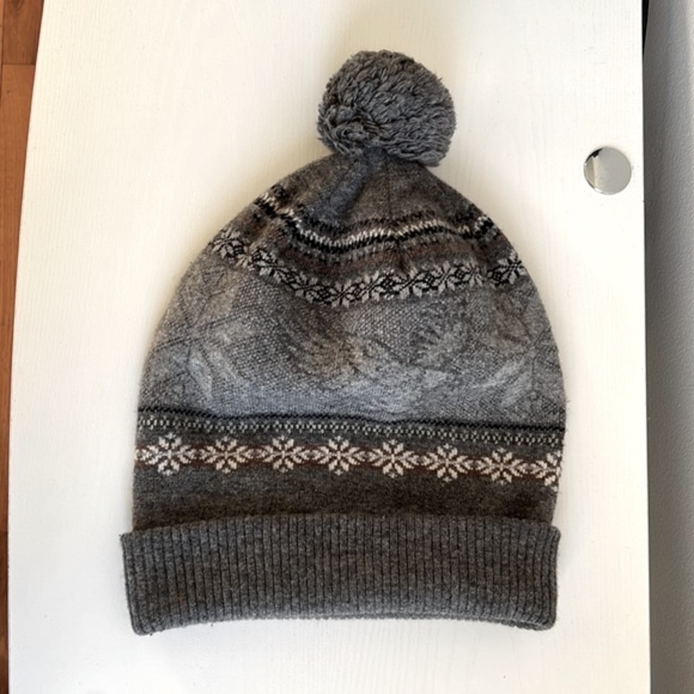 GEMMA.H UOMO Made in Italy Wool knit Beanie Hat